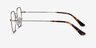 Soar Argenté MétalMontures de lunettes de vue d'EyeBuyDirect, Vue de Côté