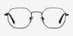 Soar Black MetalEyeglass Frames from EyeBuyDirect, Front View