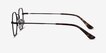 Soar Black MetalEyeglass Frames from EyeBuyDirect, Side View