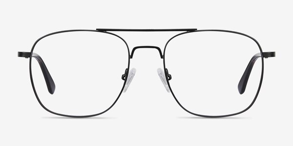 Fame Black Metal Eyeglass Frames