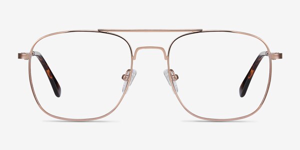Fame Rose Gold Metal Eyeglass Frames