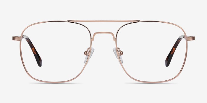 Fame Rose Gold Metal Eyeglass Frames from EyeBuyDirect
