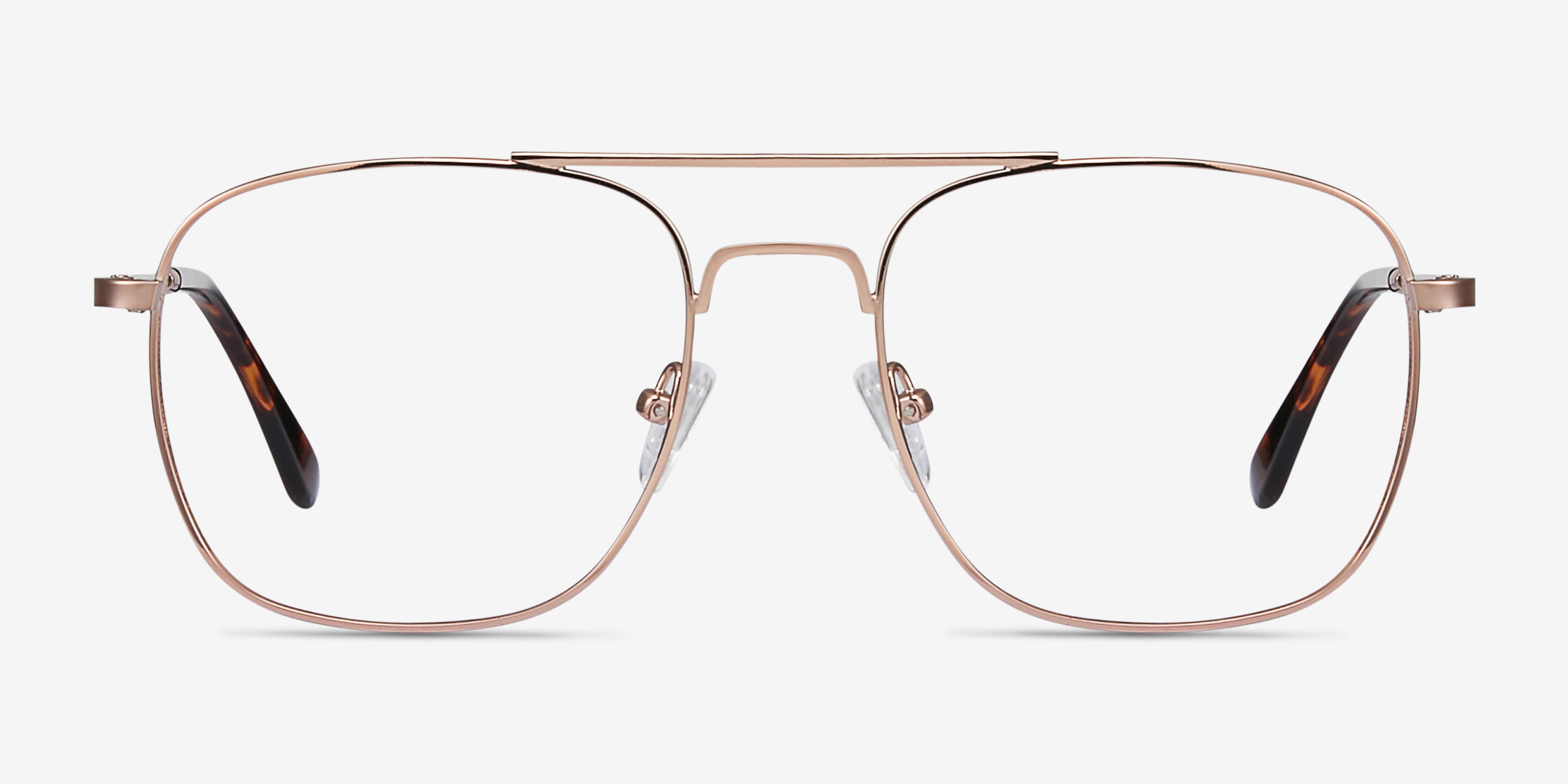 Fame Aviator Rose Gold Full Rim Eyeglasses Eyebuydirect