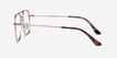 Fame Rose Gold MetalEyeglass Frames from EyeBuyDirect, Side View
