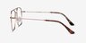 Fame Rose Gold MetalEyeglass Frames from EyeBuyDirect, Side View