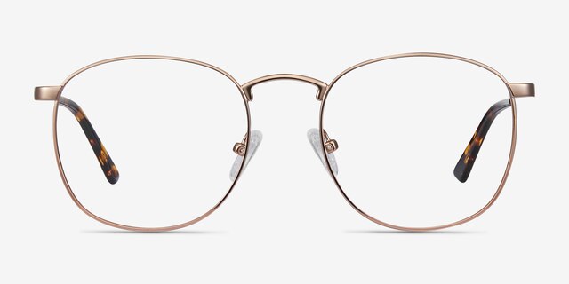 St Michel Rose Gold MetalEyeglass Frames from EyeBuyDirect, Front View