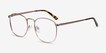 St Michel Rose Gold MetalEyeglass Frames from EyeBuyDirect, Angle View