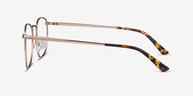 St Michel Rose Gold MetalEyeglass Frames from EyeBuyDirect, Side View