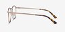 St Michel Rose Gold MetalEyeglass Frames from EyeBuyDirect, Side View