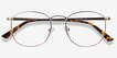 St Michel Rose Gold MetalEyeglass Frames from EyeBuyDirect, Closed View