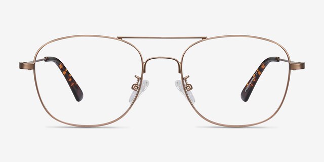 Courser Or rose MétalMontures de lunettes de vue d'EyeBuyDirect, Vue de Face
