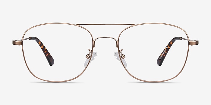 Courser Rose Gold Metal Eyeglass Frames from EyeBuyDirect
