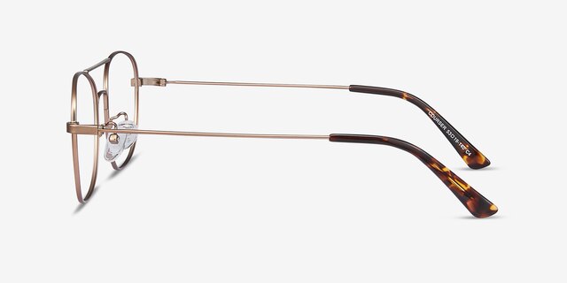 Courser Or rose MétalMontures de lunettes de vue d'EyeBuyDirect, Vue de Côté