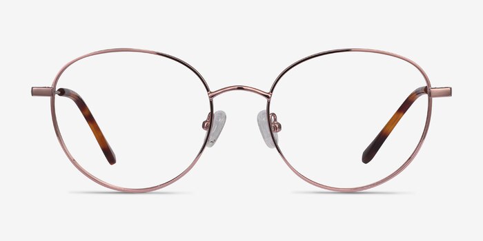 Twirl Rose Gold Metal Eyeglass Frames from EyeBuyDirect