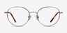 Twirl Rose Gold MetalEyeglass Frames from EyeBuyDirect, Front View