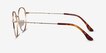 Twirl Golden MetalEyeglass Frames from EyeBuyDirect, Side View