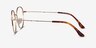 Twirl Doré MétalMontures de lunettes de vue d'EyeBuyDirect, Vue de Côté