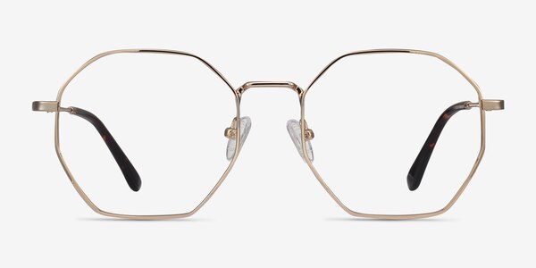 Octave Golden Metal Eyeglass Frames