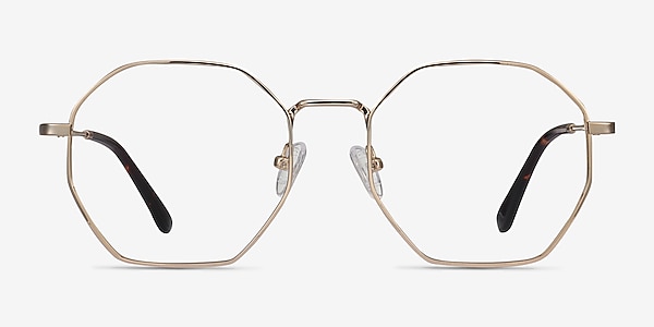 Octave Golden Metal Eyeglass Frames
