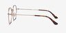 Octave Rose Gold MetalEyeglass Frames from EyeBuyDirect, Side View