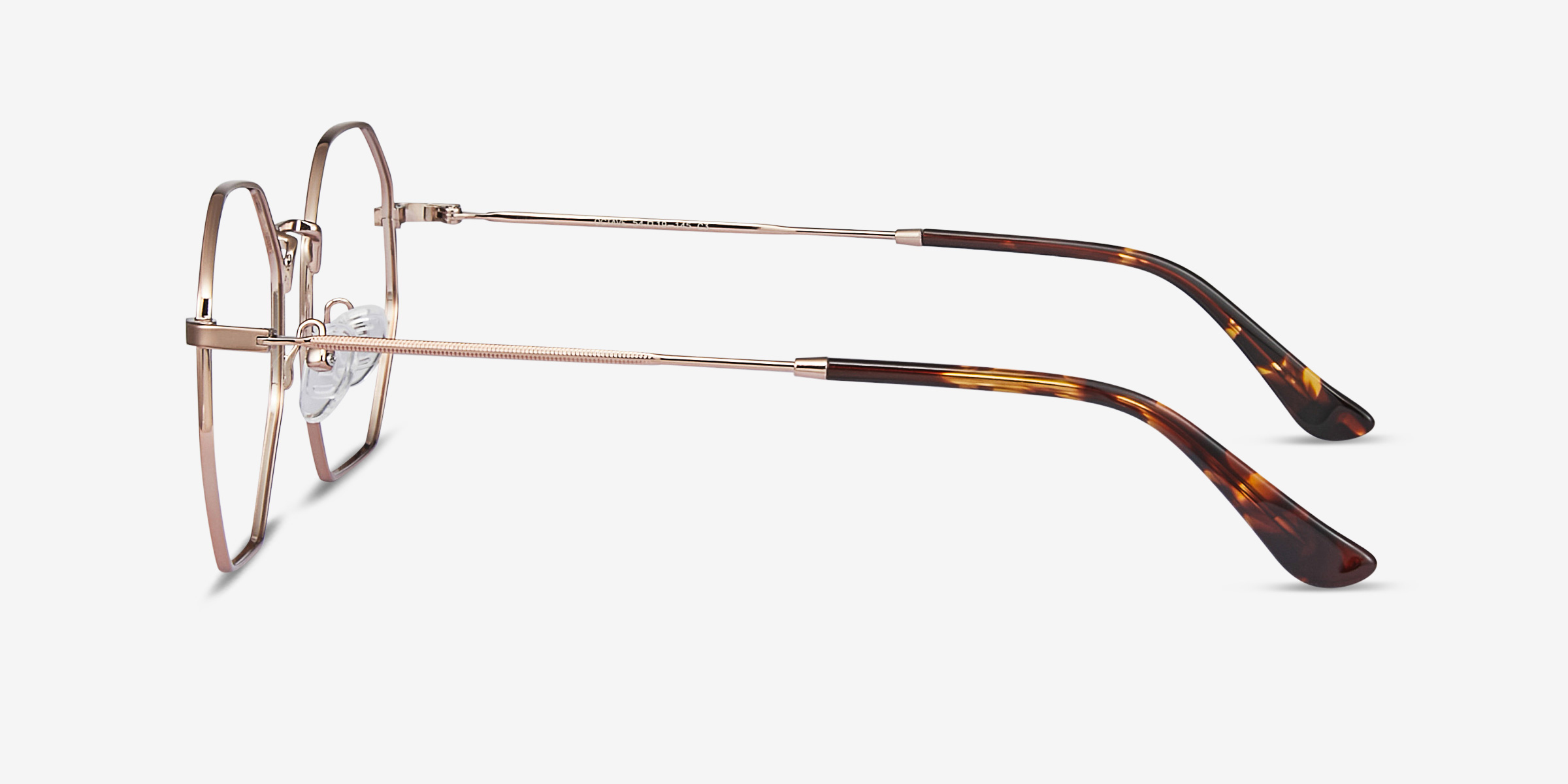 Octave Geometric Rose Gold Full Rim Eyeglasses | Eyebuydirect