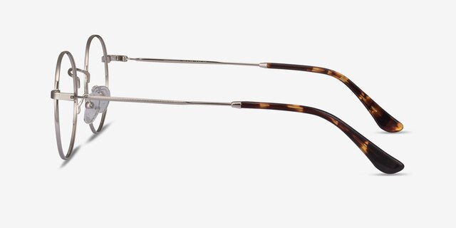 Streetwise Silver MetalEyeglass Frames from EyeBuyDirect, Side View