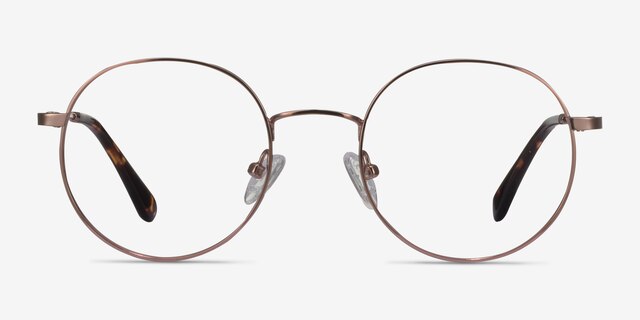 Streetwise Rose Gold MetalEyeglass Frames from EyeBuyDirect, Front View