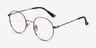 Streetwise Rose Gold MetalEyeglass Frames from EyeBuyDirect, Angle View