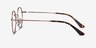Streetwise Rose Gold MetalEyeglass Frames from EyeBuyDirect, Side View
