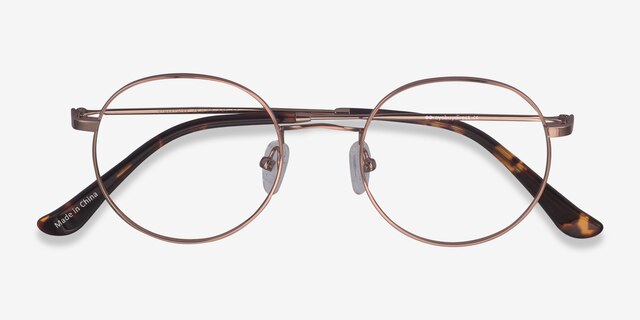 Streetwise Rose Gold MetalEyeglass Frames from EyeBuyDirect, Closed View