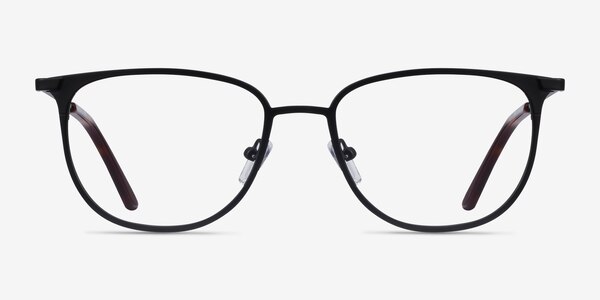 Vita Black Metal Eyeglass Frames