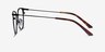 Vita Black MetalEyeglass Frames from EyeBuyDirect, Side View