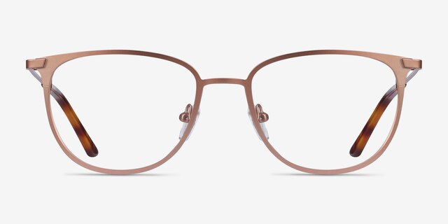 Vita Or rose MétalMontures de lunettes de vue d'EyeBuyDirect, Vue de Face