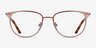 Vita Or rose MétalMontures de lunettes de vue d'EyeBuyDirect, Vue de Face