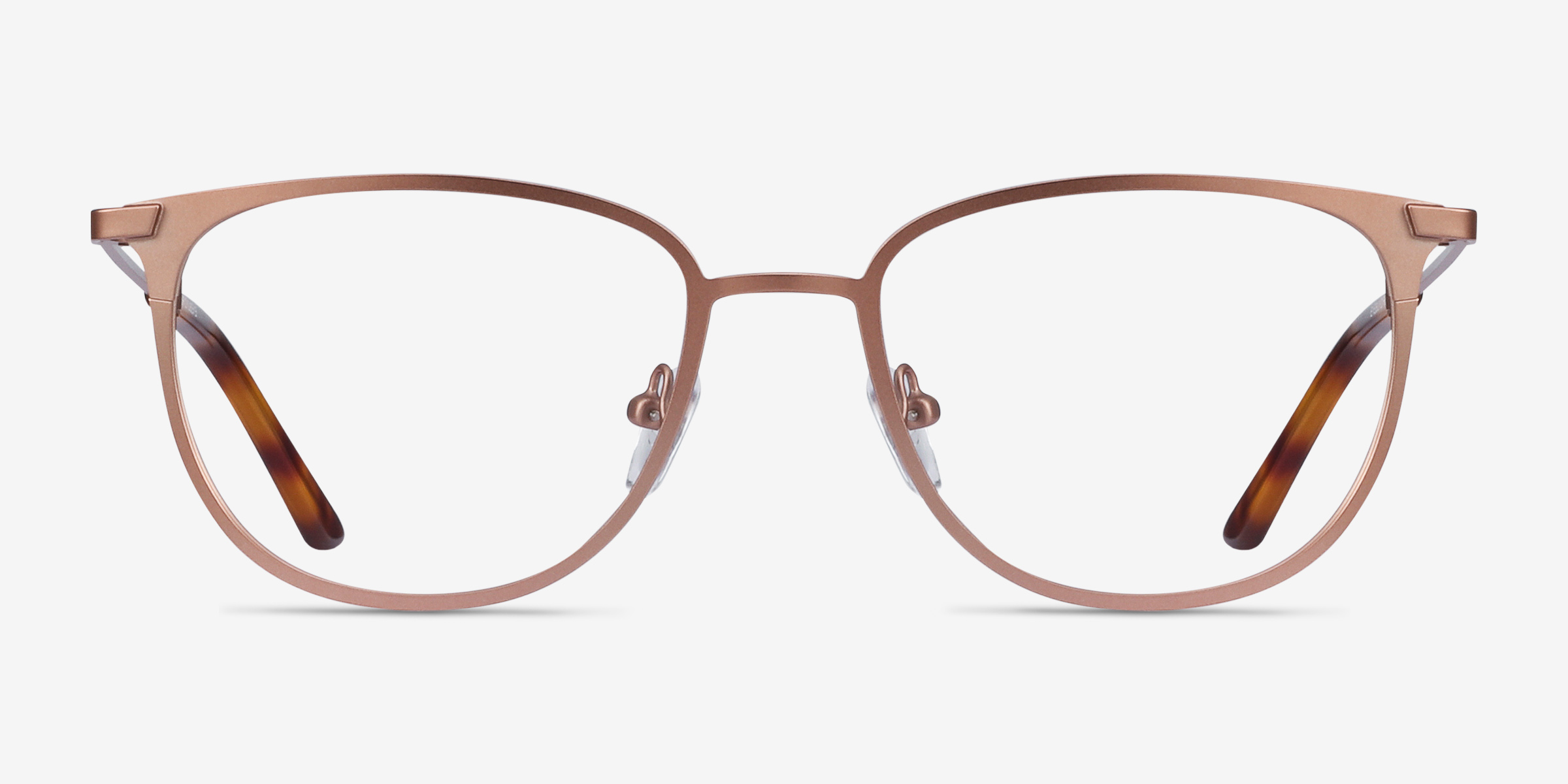 Vita Oval Rose Gold Full Rim Eyeglasses Eyebuydirect Canada 