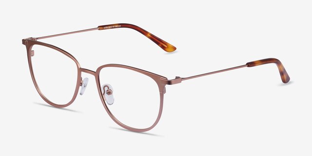 Vita Or rose MétalMontures de lunettes de vue d'EyeBuyDirect, Vue d'Angle