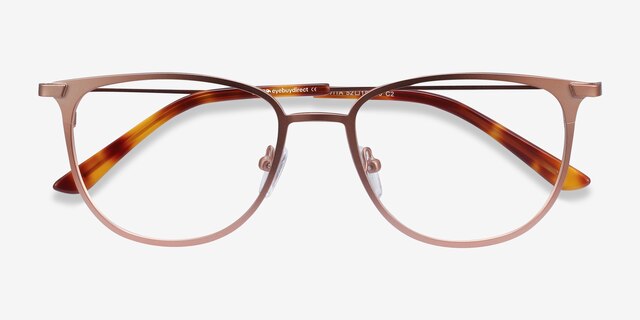 Vita Or rose MétalMontures de lunettes de vue d'EyeBuyDirect, Vue Rapprochée