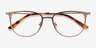 Vita Or rose MétalMontures de lunettes de vue d'EyeBuyDirect, Vue Rapprochée