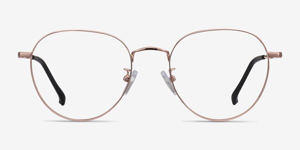 Inspire Golden Metal Eyeglass Frames
