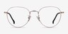 Inspire Golden MetalEyeglass Frames from EyeBuyDirect, Front View