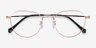 Inspire Golden MetalEyeglass Frames from EyeBuyDirect, Closed View