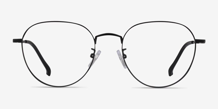 Inspire Noir Métal Montures de lunettes de vue d'EyeBuyDirect