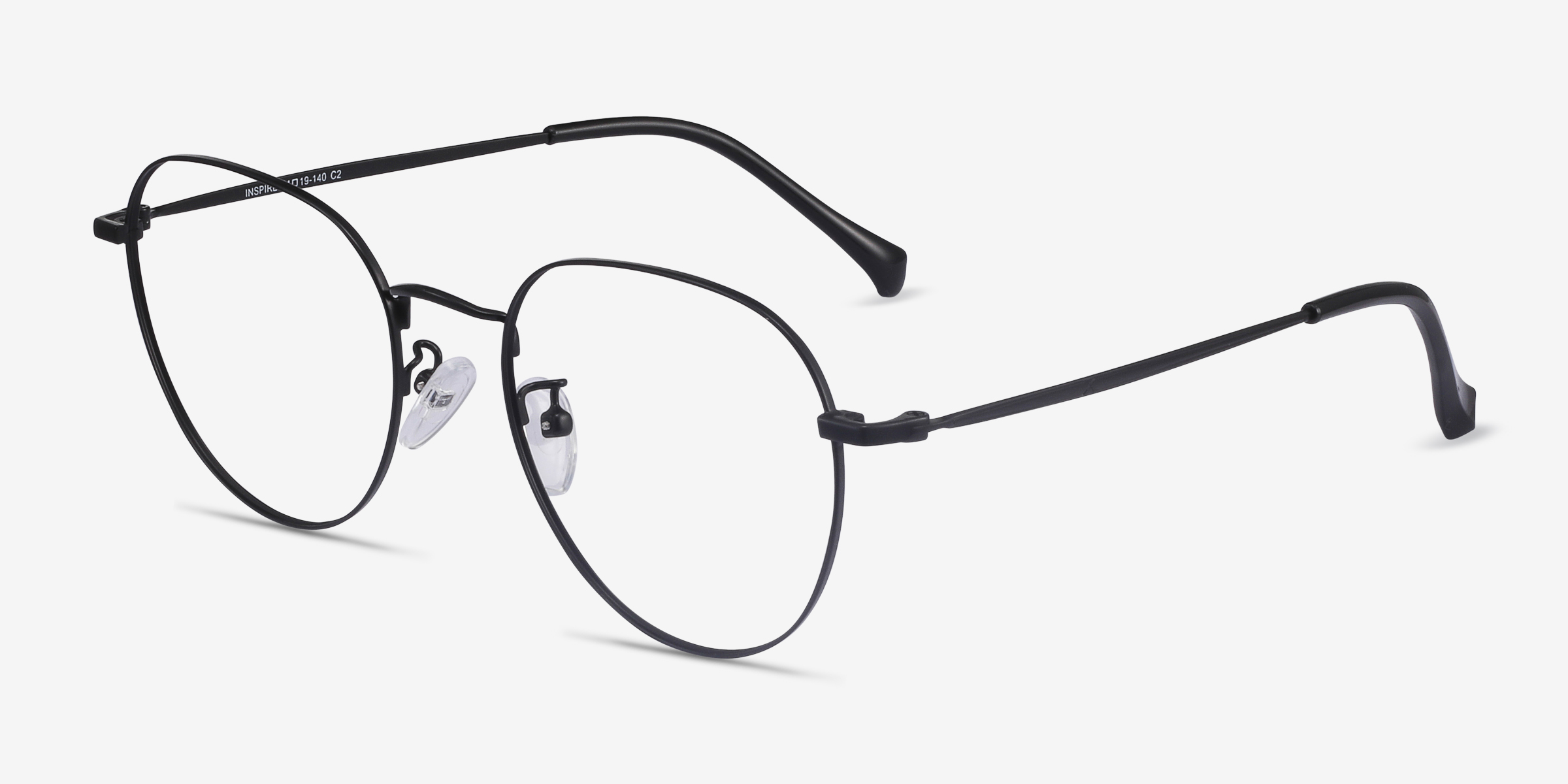 Inspire Round Black Full Rim Eyeglasses Eyebuydirect