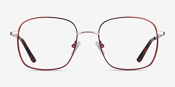 Archive Burgundy Metal Eyeglass Frames