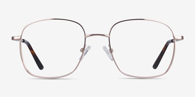 Archive Rose Gold MetalEyeglass Frames from EyeBuyDirect, Front View