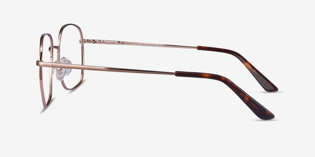 Archive Rose Gold MetalEyeglass Frames from EyeBuyDirect, Side View