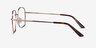 Archive Rose Gold MetalEyeglass Frames from EyeBuyDirect, Side View
