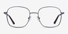 Archive Navy MetalEyeglass Frames from EyeBuyDirect, Front View