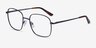Archive Navy MetalEyeglass Frames from EyeBuyDirect, Angle View