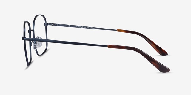 Archive Navy MetalEyeglass Frames from EyeBuyDirect, Side View